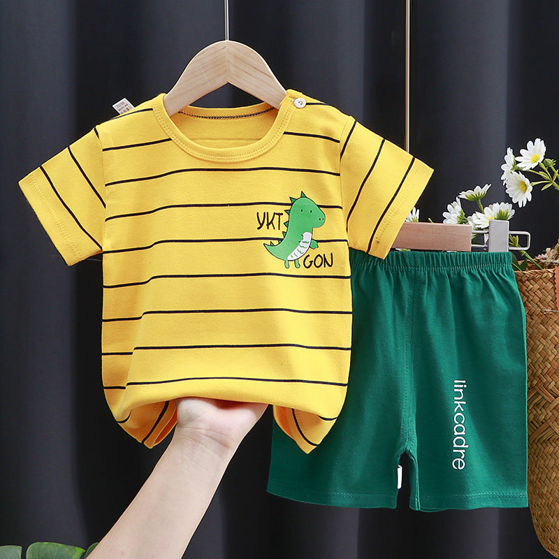 Children's Cotton Short-Sleeve T-Shirt Set