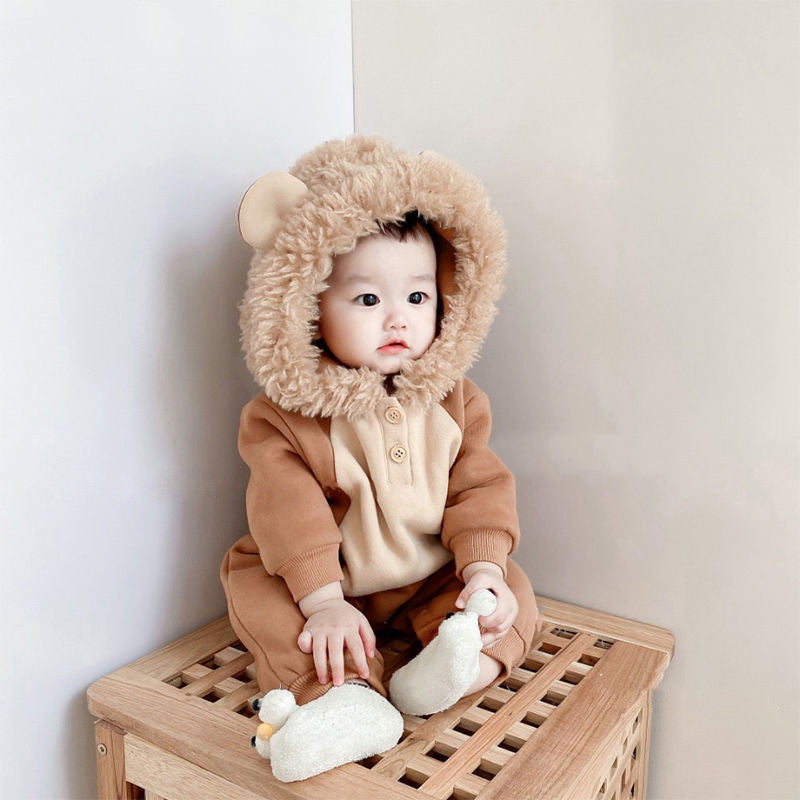 Baby Boy Autumn Jumpsuit (0–3 Months)