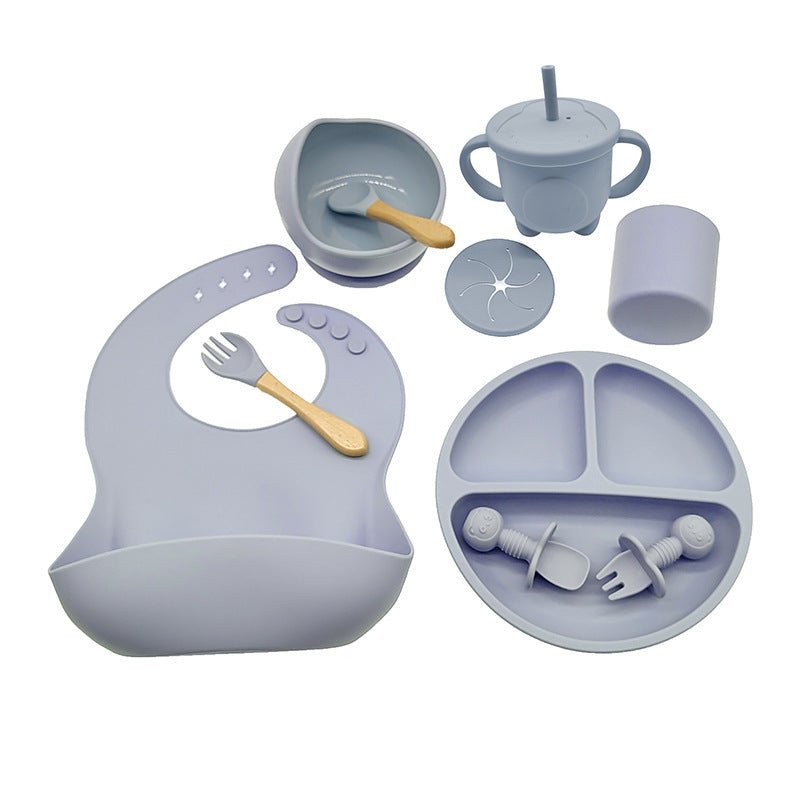 Baby Silicone Feeding & Learning Tableware