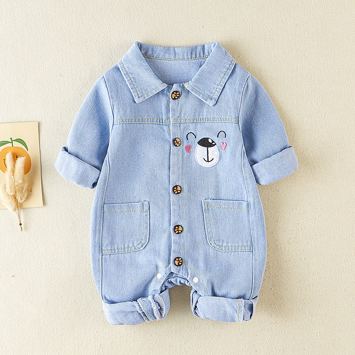 Spring And Autumn Denim Going Out Jumpsuits