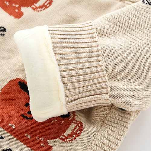 Newborn Thickened Baby Crawling Harness Outfit