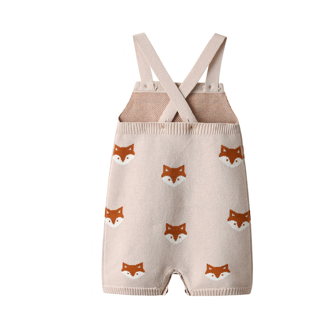 Fox Knitted Strap Baby Romper (Spring & Autumn)
