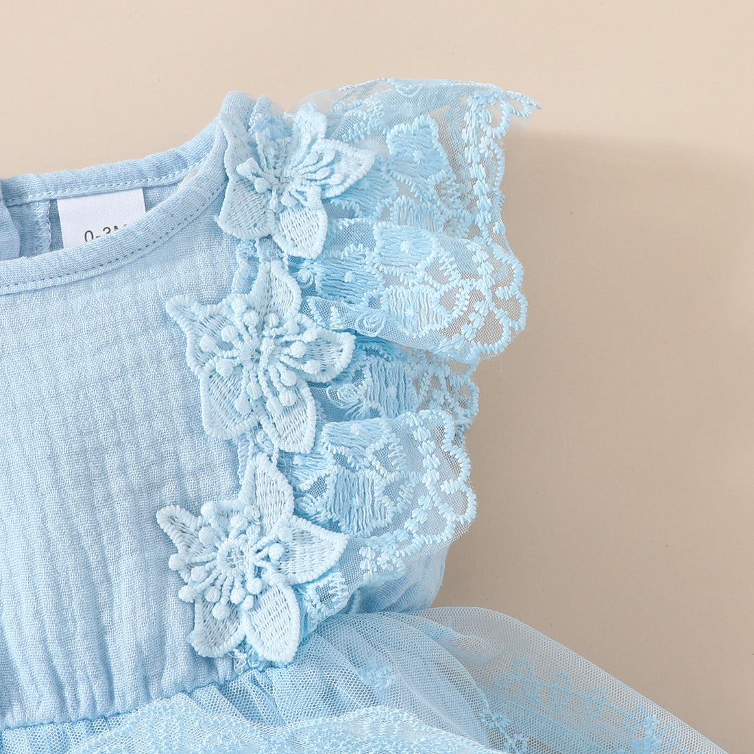 Summer Baby Girl Sleeveless Lace Romper