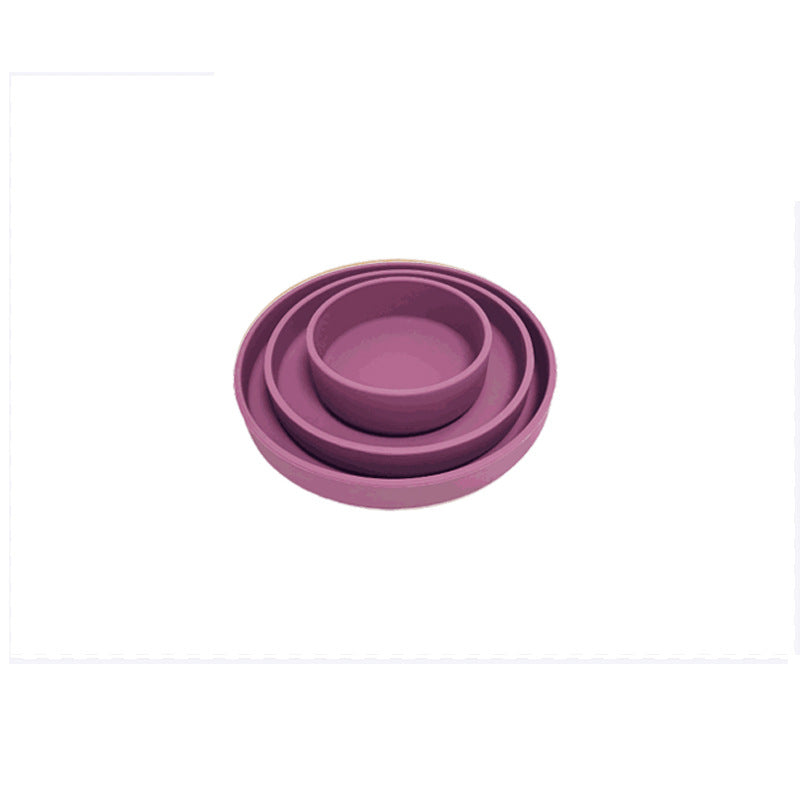 Baby Silicone Training & Feeding Bowl
